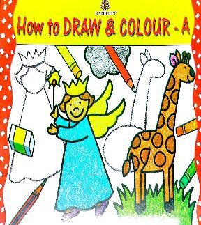 How to Draw & Colour Book - A