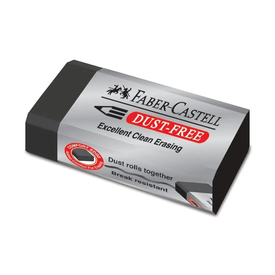187171_10_PM1 Faber Castell Dust Free Eraser (black) - Image 1