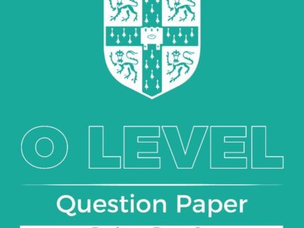 Cambridge O level Business Yearwise Question Paper 2 – Up to Last Year