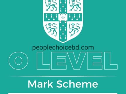Cambridge O level Economics Mark Scheme Paper 1&2 – Up to Last Year