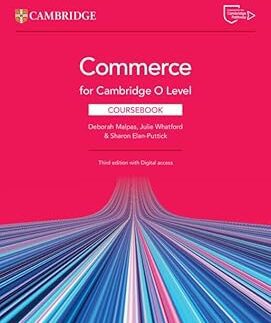 Commerce for Cambridge O Level Coursebook 3rd Edition