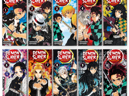 Demon Slayer Kimetsu no Yaiba Manga English Version Individual Volume 1-10