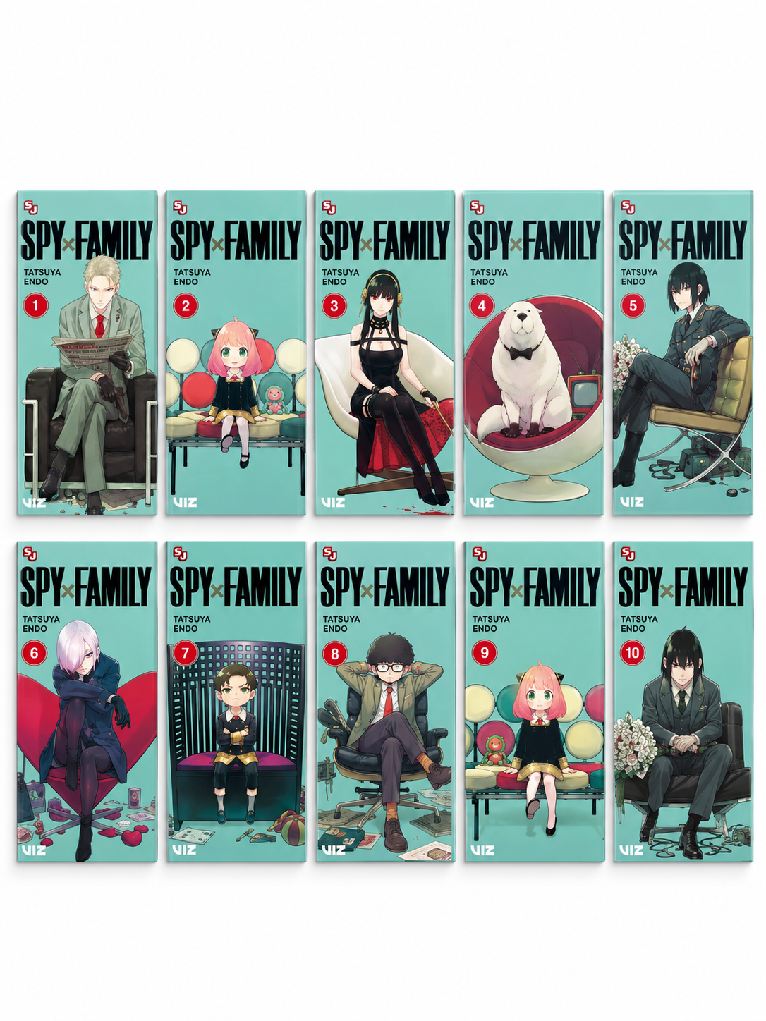 2025/07/77080.png Spy x Family Collection 10 Books Set Volumes by Tatsuya Endo - Image 1