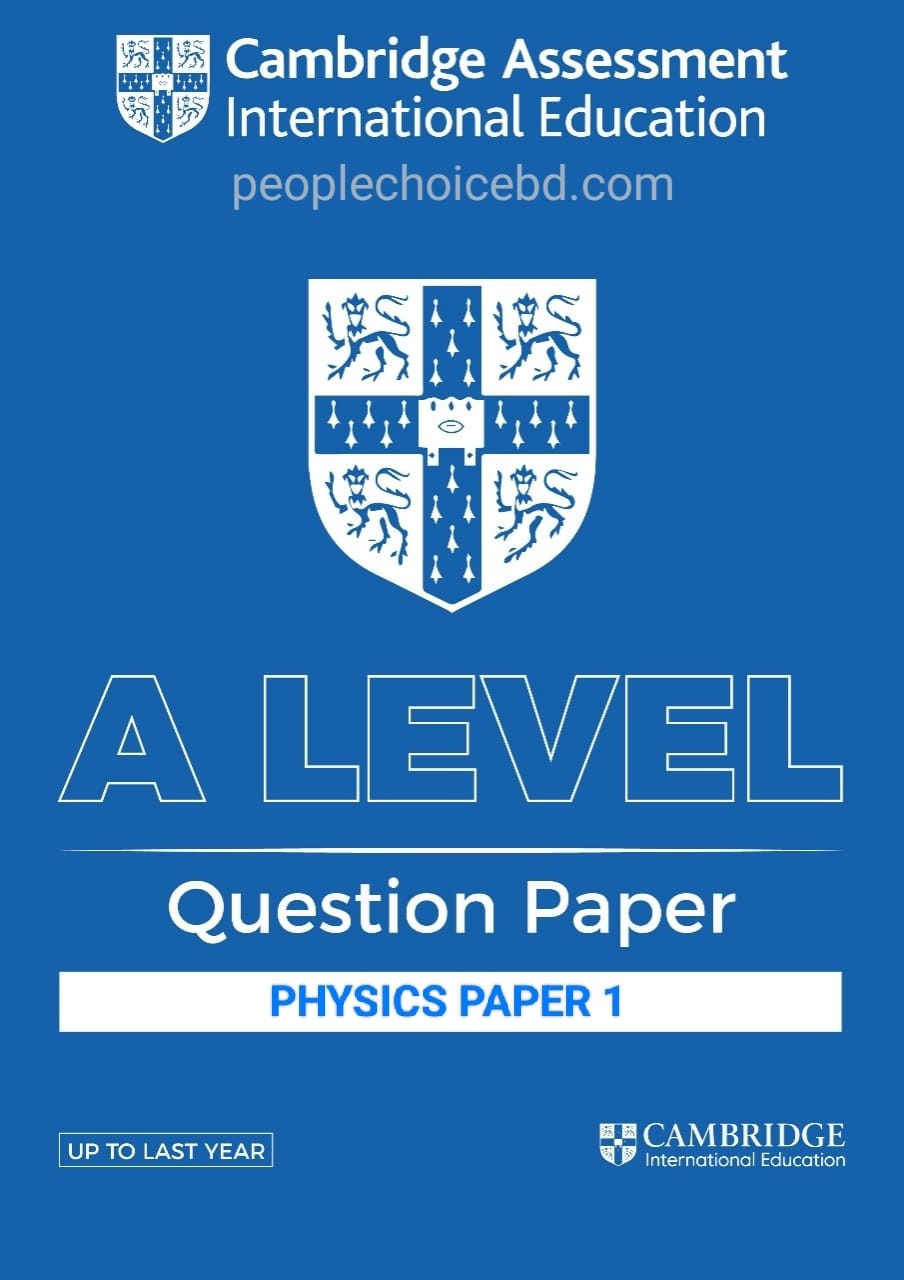 f1 Cambridge International AS & A Level Physics Paper 1 Year wise Question Paper -Up To Last Year - Image 1