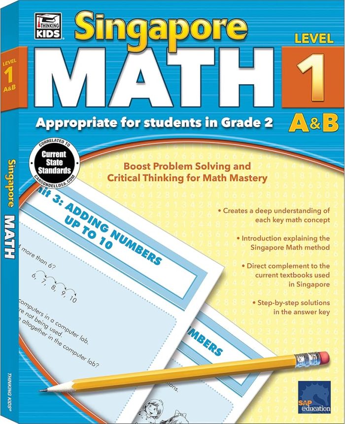 Singapore Math Level 1 A & B ( Grade 2 ) - People Choice | A Brand of ...