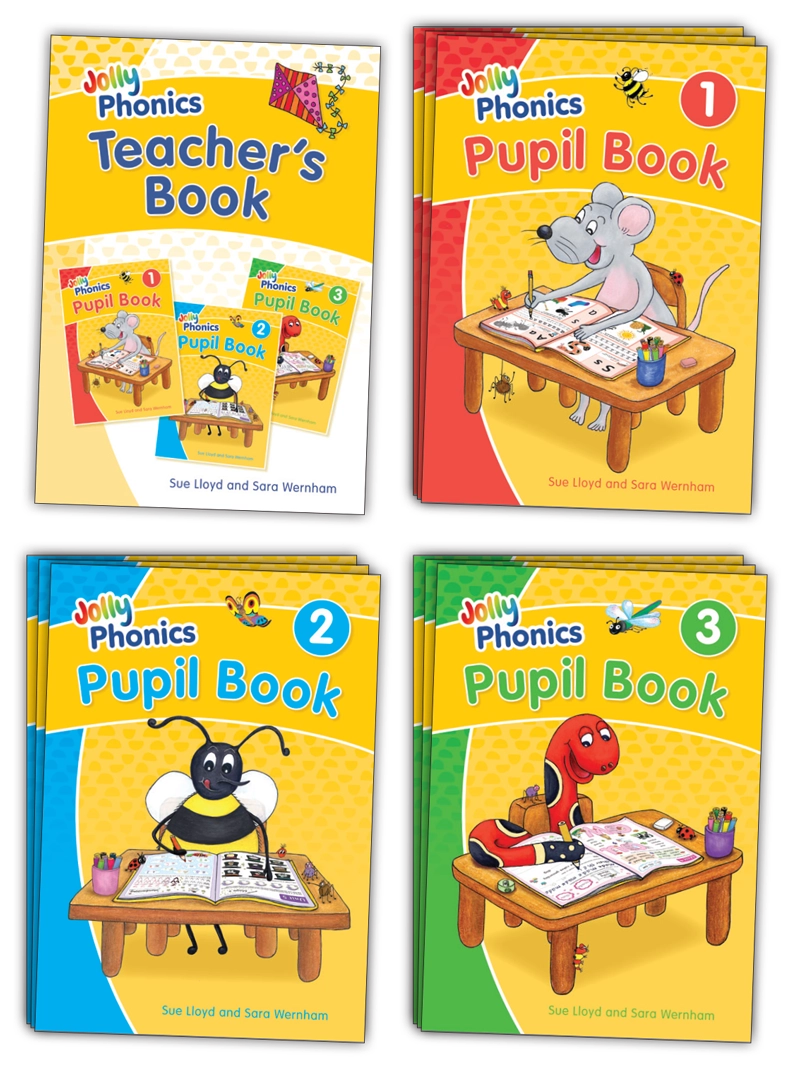 2026/09/67995.png Jolly Phonics Pupil Book 1, 2 & 3 with Teacher’s Book – Complete Set - Image 1