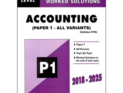 AS Level Classified Accounting (9706) Paper 1, MCQ (All Variants)